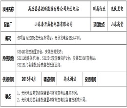 Photovoltaic Power Station Project of Jiatou New Energy Corporation in Gaotang Town